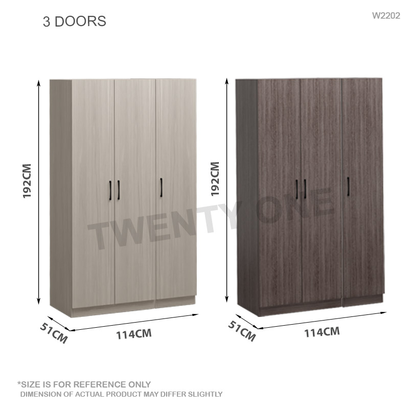 3 DOORS W2202 SIZE